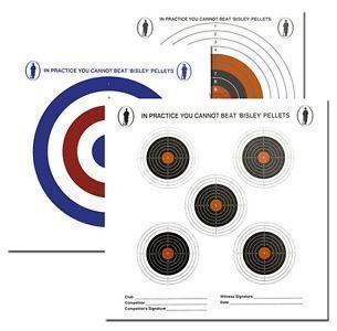 Bisley Grade 3 Paper Targets - 14cm
