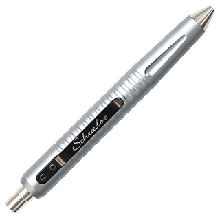 Schrade Tactical Push Button Pen - Grey SCPEN9G