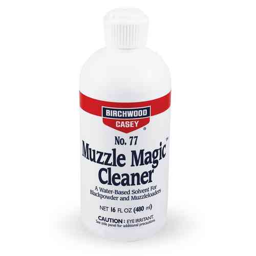 Birchwood Casey No. 77 Muzzle Magic Cleaner Black Powder Solvent - 16oz