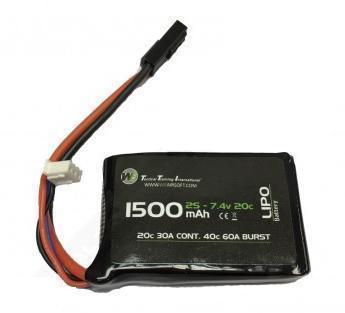 WE 1500mAh LiPO 7.4V 20C Stick (PEQ/AN-15) Battery